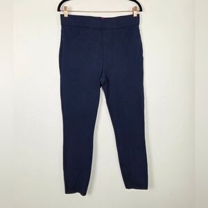 SPANX Ponte Knit Slim Leg Navy Blue Pants Size L